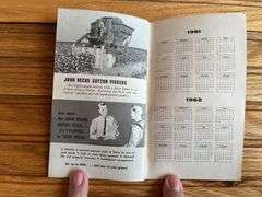 (2) 1961 + 1965 John Deere Farmer’s Pocket Ledgers