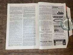 (2) 1917 Gas Review Magazines