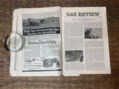 (2) 1917 Gas Review Magazines