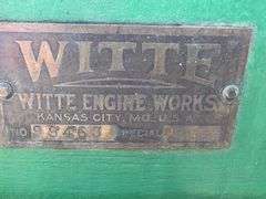 Witte Saw Engine