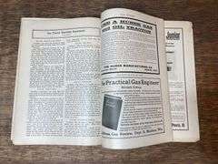 (2) 1915 Gas Review Magazines