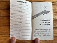 (2) 1961 + 1965 John Deere Farmer’s Pocket Ledgers