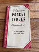 (3) 1950 + 1951 John Deere Farmer’s Pocket Ledger