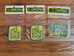 (3) John Deere Snowmobile Patches