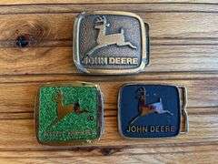 (3) John Deere Belt Buckles
