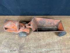 (2) Structo Bottom Dump + Tonka Grader