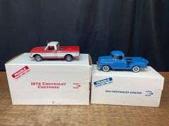 (2) 1/24 Chevrolet Pickups NIB Danbury Mint