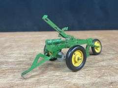 (3) 1/16 John Deere Disk, Plow, Spreader