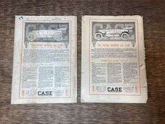 (2) 1915 Gas Review Magazines