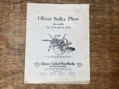 (3) Oliver Chilled Plow Works Sales Literature