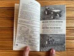 (2) 1961 + 1965 John Deere Farmer’s Pocket Ledgers