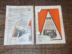 (2) 1917 Gas Review Magazines