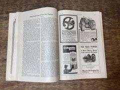 (2) 1917 Gas Review Magazines