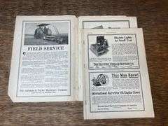 (2) 1915 Gas Review Magazines