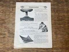 (3) Oliver Chilled Plow Works Sales Literature