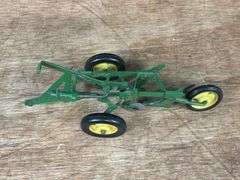 (3) 1/16 John Deere Disk, Plow, Spreader