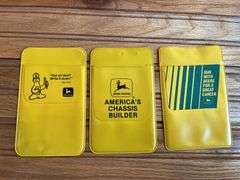 (3) John Deere Pocket Protectors