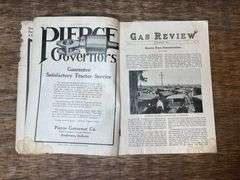(3) 1915 + 1916 Gas Review Magazines