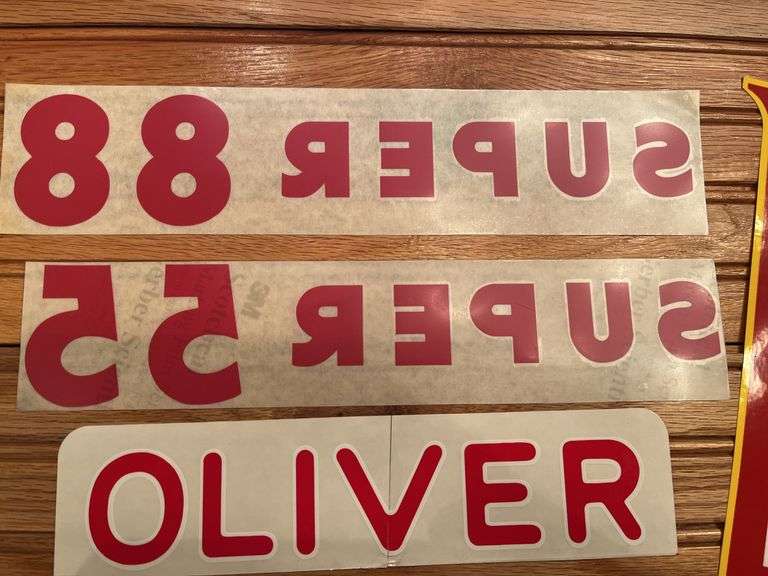 (5) Oliver Decals
