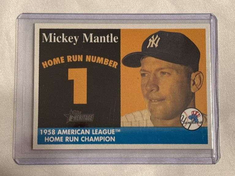 2007 Topps #MHRC1 Mickey Mantle Home Run Number 1 image