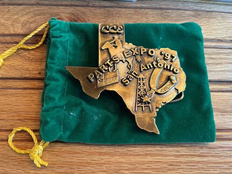 (3) John Deere Belt Buckles