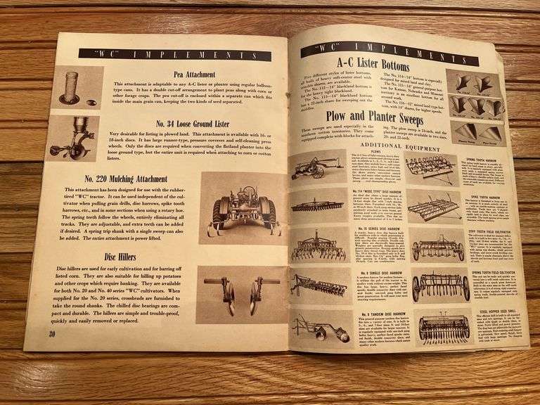 Allis Chalmers Sales Literature