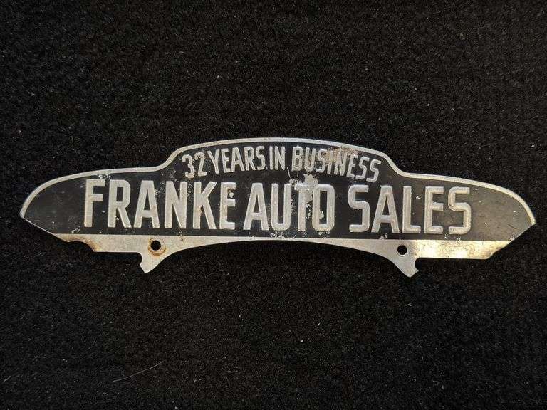 (3) License Plate Topper + Tags