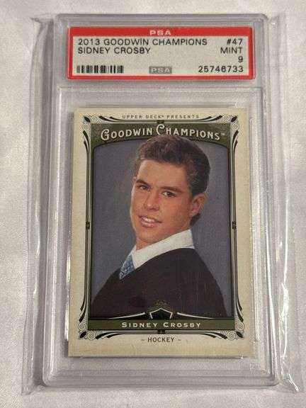 2013 Goodwin Champions #47 Sidney Crosby Graded PSA 9 image
