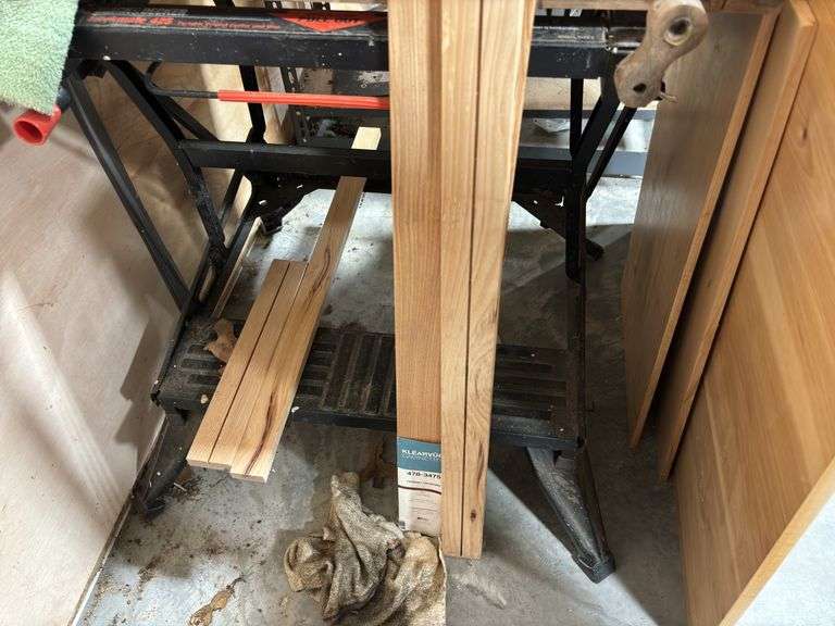 Black & Decker Work Mate Table and Assorted Project Wood