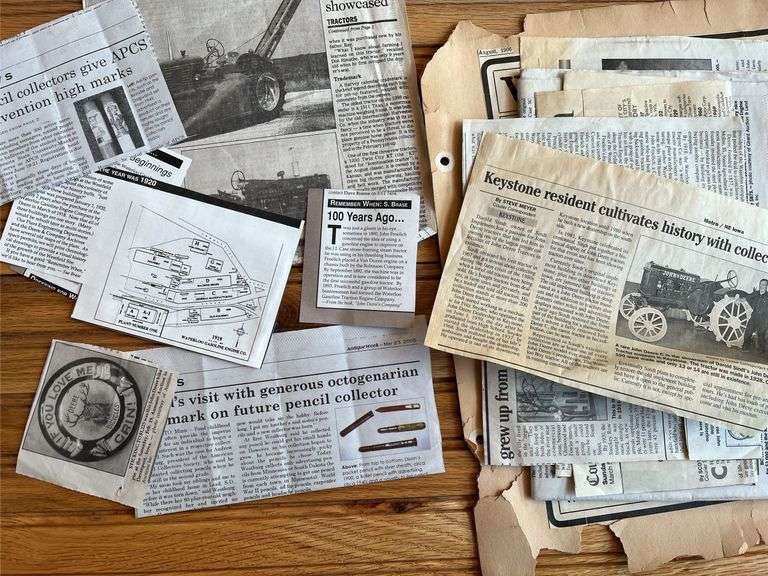 Newspaper + Magazine Clippings + Ads