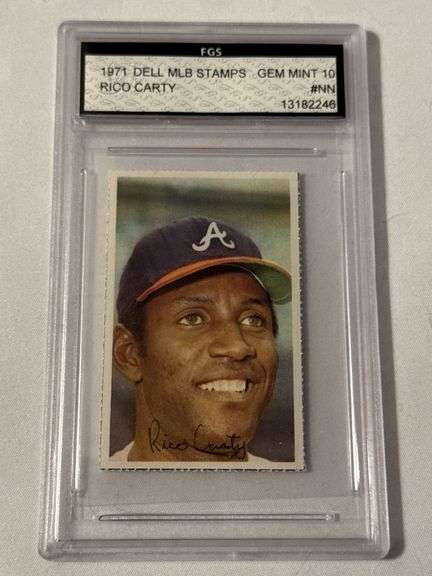1971 Dell MLB Stamps #NN Rico Carty Graded FGS 10