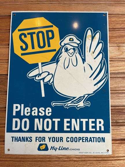 Hy-Line Chicks SST Sign image