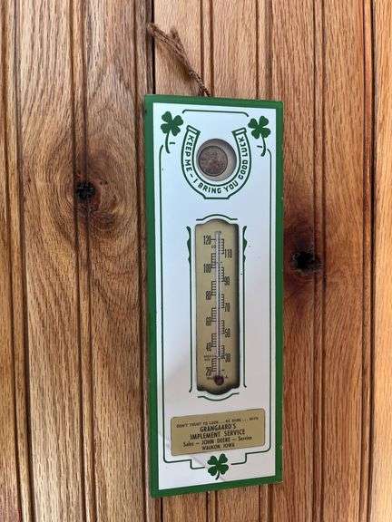 John Deere Thermometer Mirror image