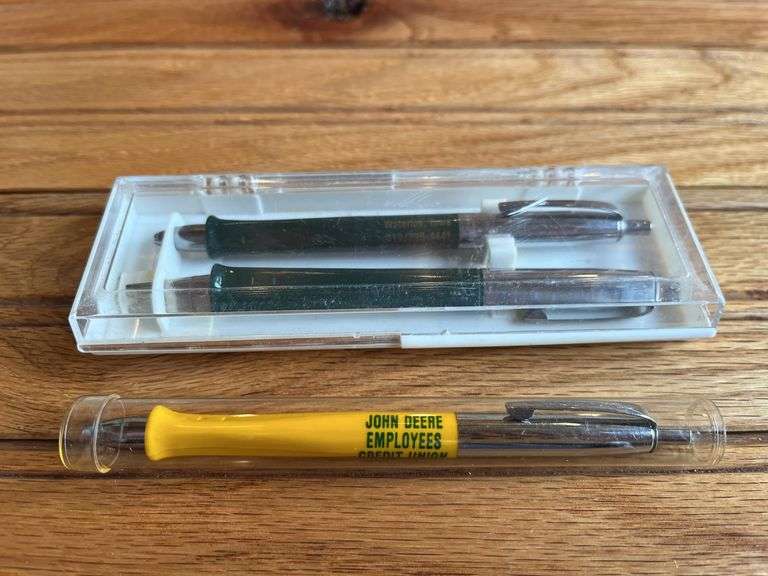 (2) John Deere Pen + Pencil Set + Pen image
