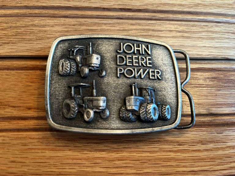 (3) John Deere Belt Buckles