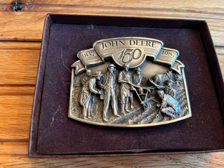 (3) John Deere Belt Buckles