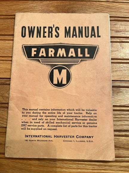 (3) IH Manuals
