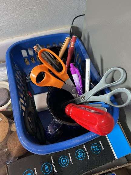 Premade Junk Drawer & Flat of Wrap, Foil, Baggies, Etc.