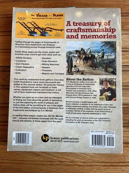 (2) Farm Implements + Collectibles Books