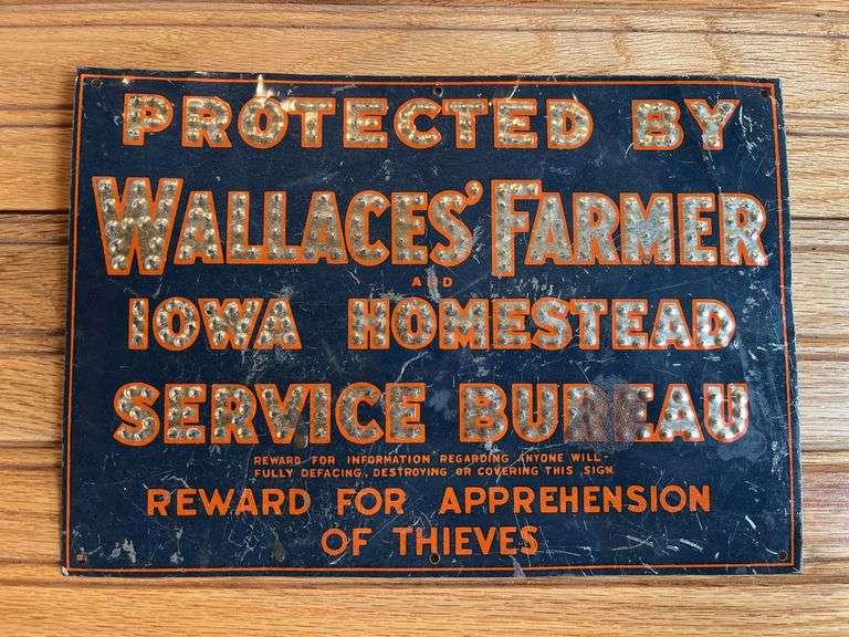 Protected By Wallaces’ Farmer SST Sign image