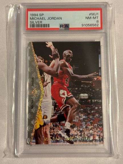 1994 SP #MJ1 Silver Michael Jordan Graded PSA 8 image