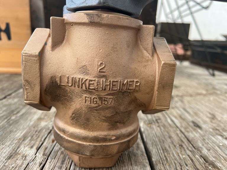 Lunkenheimer No. 2 Valve Aumann Auctions, Inc.