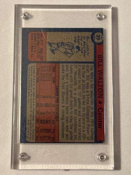 1974 Topps #39 Bill Walton ROOKIE Portland Trail Blazers