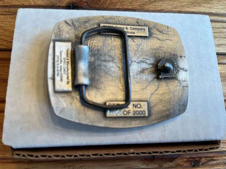 (3) John Deere Belt Buckles