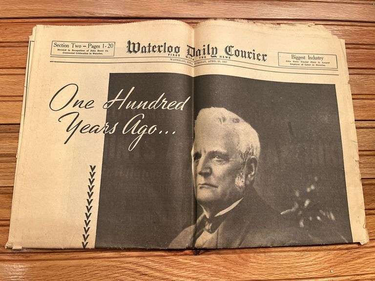 (2) John Deere Life Magazine + Waterloo Daily Courier