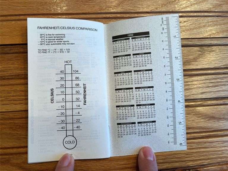 (3) 1967, 1973, 1992 John Deere Farmers Pocket Notebooks