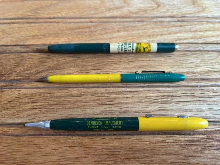 (3) John Deere Mechanical Pencils