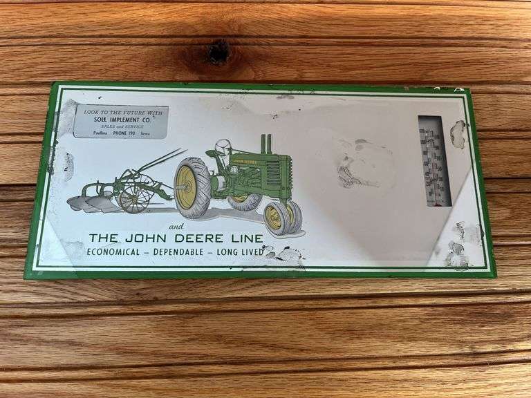 John Deere Thermometer Mirror image