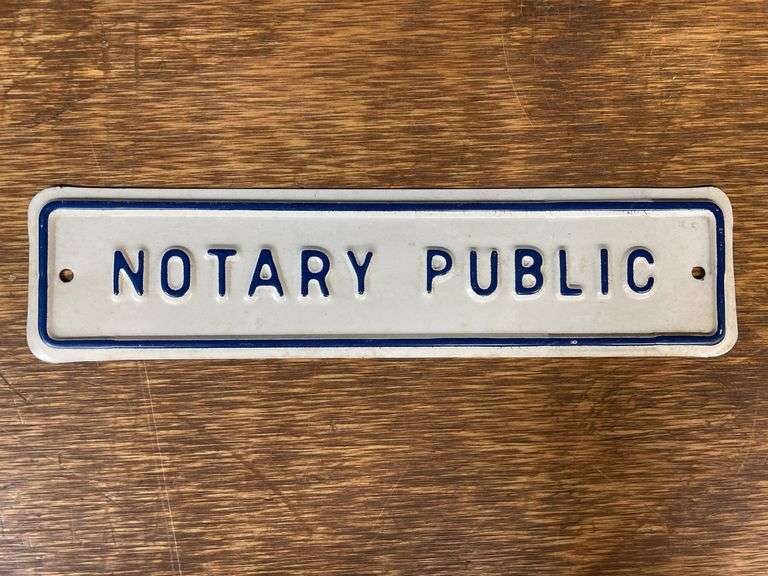 (2) Notary Public + Deliver Parcels in Rear SST Signs