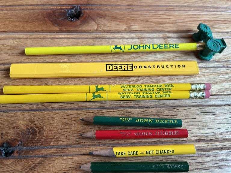 (12) John Deere Pencils